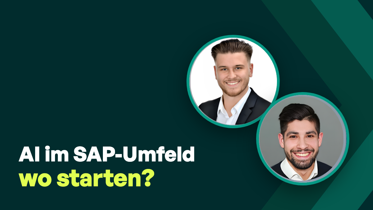 Webinaraufzeichnung: AI im SAP-Umfeld: Wo starten und wie Mehrwert schaffen