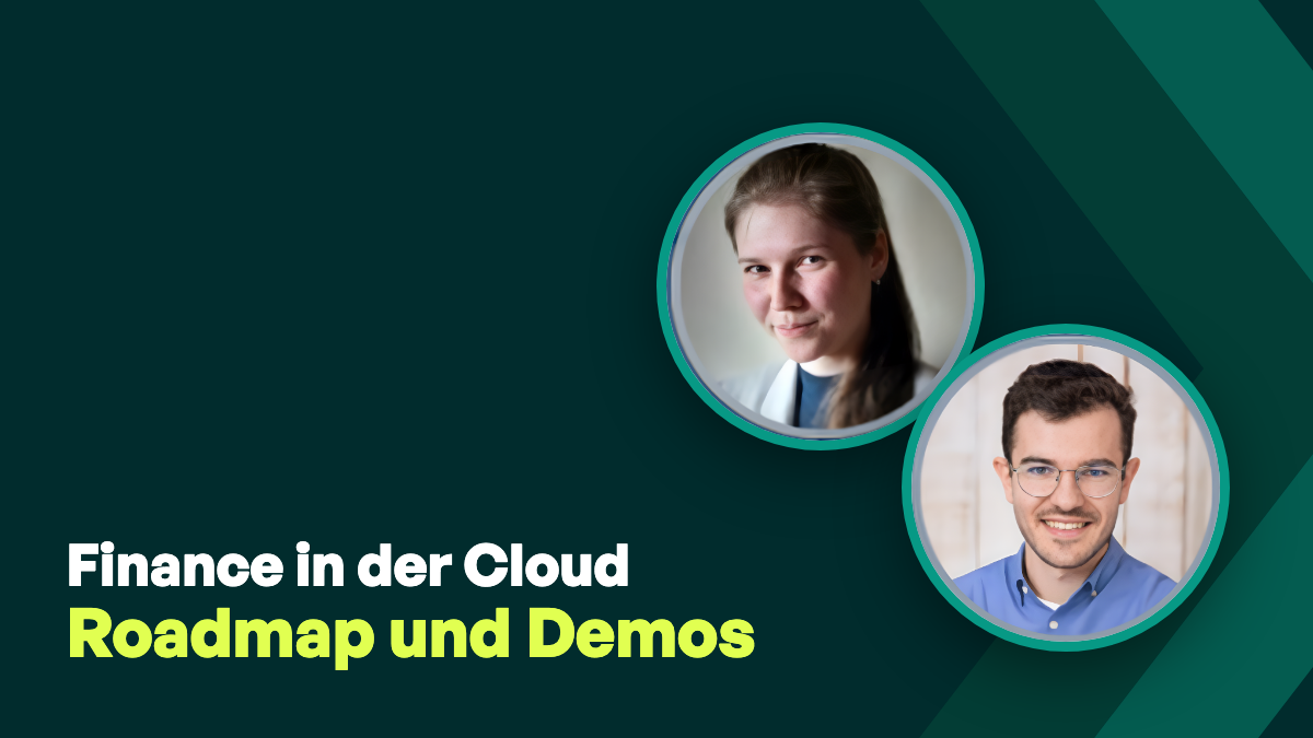 Webinaraufzeichnung: Finance in der Public Cloud: Roadmap, Best Practices und Live-Demos