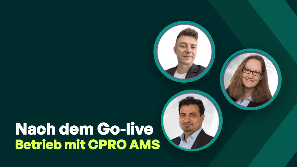 Webinaraufzeichnung: SAP S/4HANA Public Cloud: Übergang vom Projekt in den Betrieb mit CPRO AMS